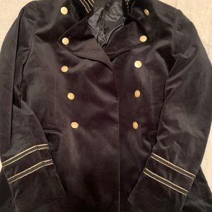 Zara Black Coat Blazer with buttons